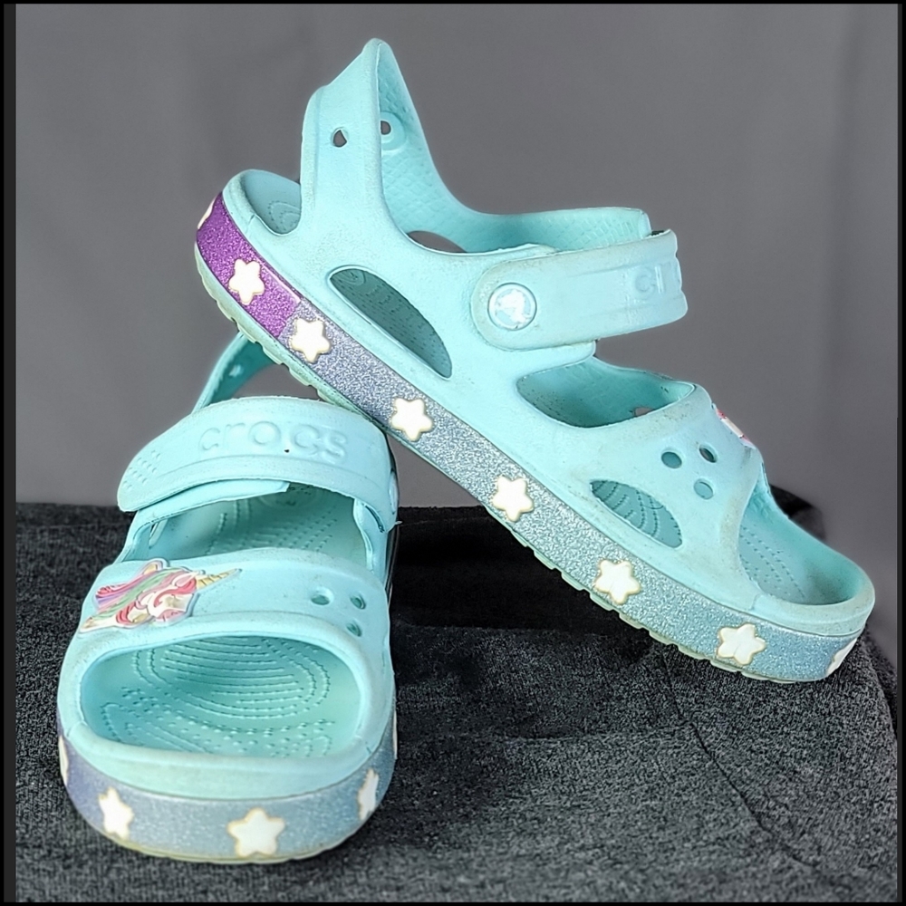 Girls Crocs Bayaband Sandals Size J1